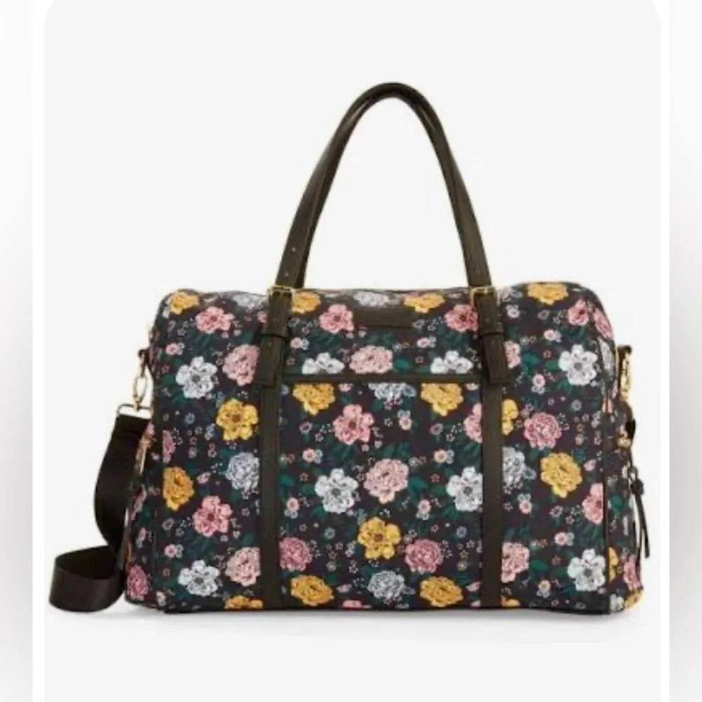 Floral Black Women's Bag